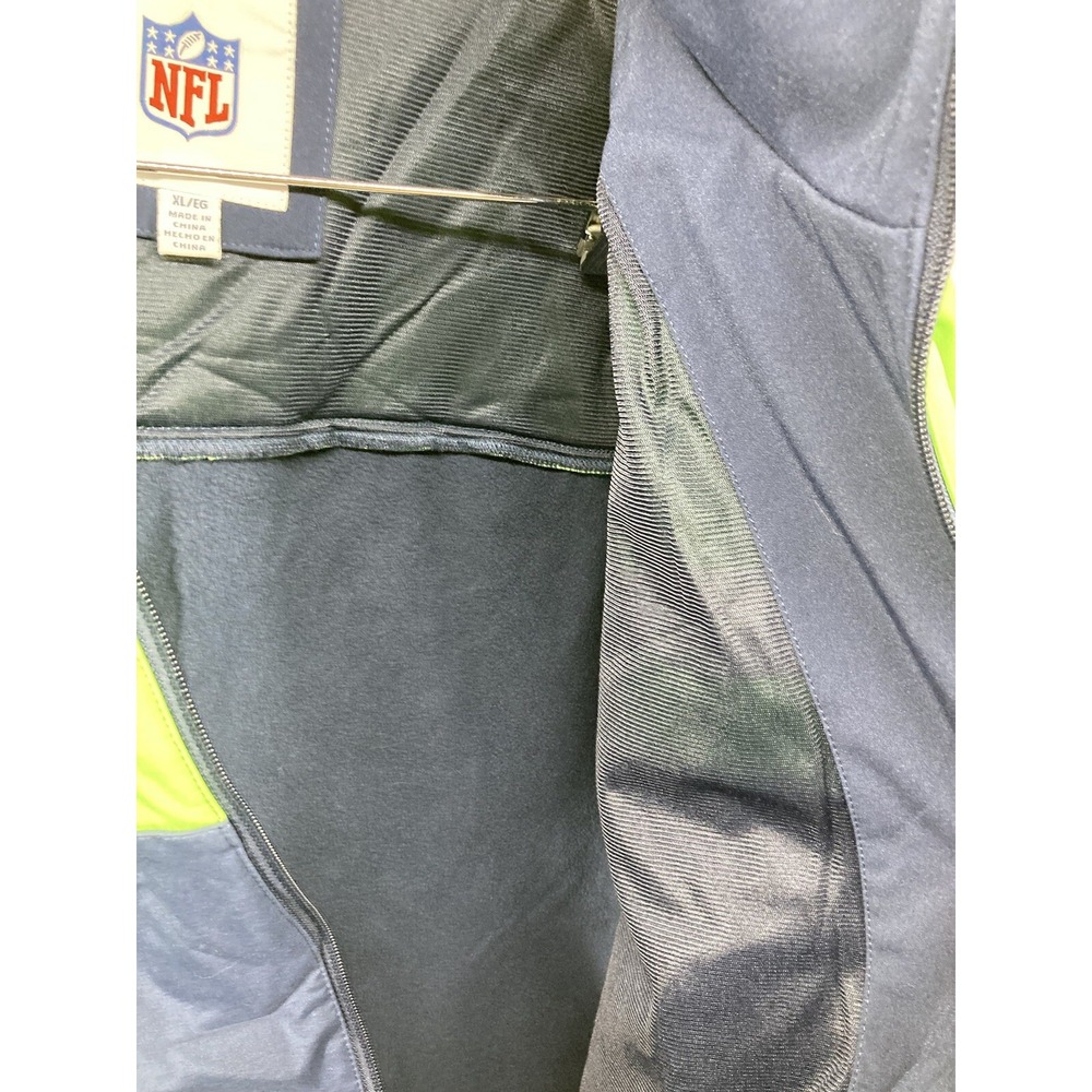 Seattle Seahawks NFL Waterproof Jacket Full Zip Size XL - Picture 5 of 11